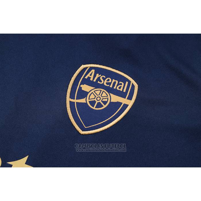 Fato de Treino Arsenal Manga Curta 2023-2024 Azul - Calcas Curta